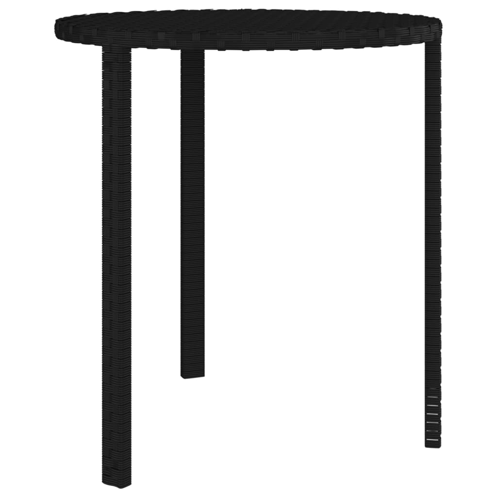 Side Tables 3 Pcs Poly Rattan