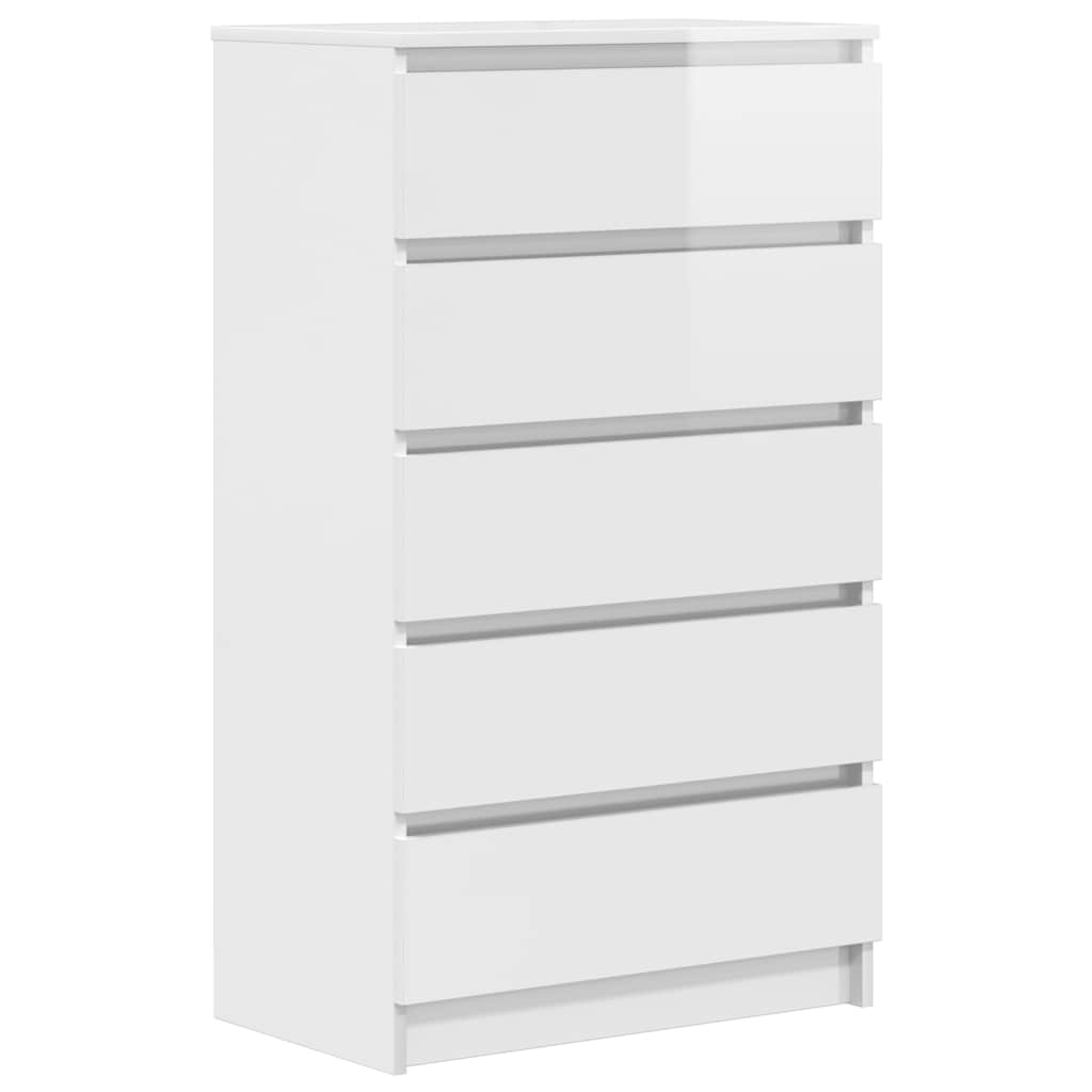 Drawer Cabinet 60X36X103 Cm Engineered Wood