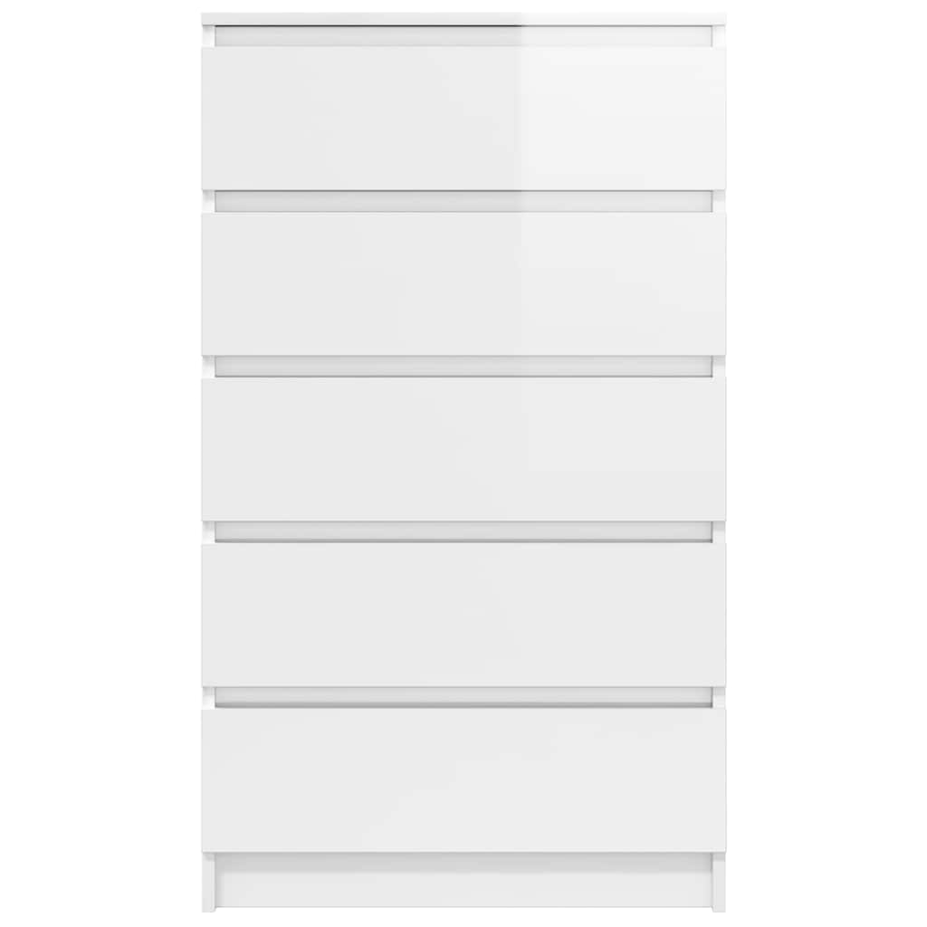 Drawer Cabinet 60X36X103 Cm Engineered Wood