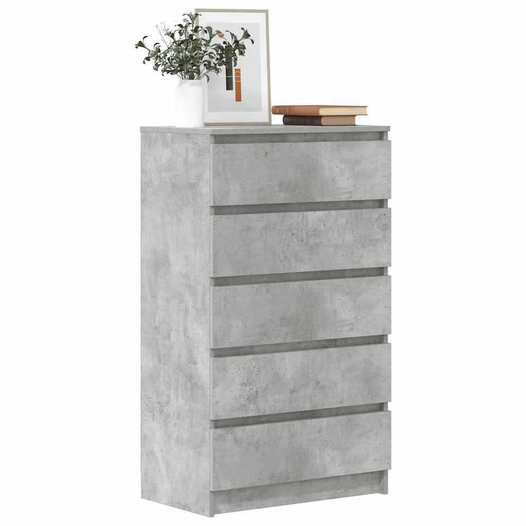 Drawer Cabinet 60X36X103 Cm Engineered Wood