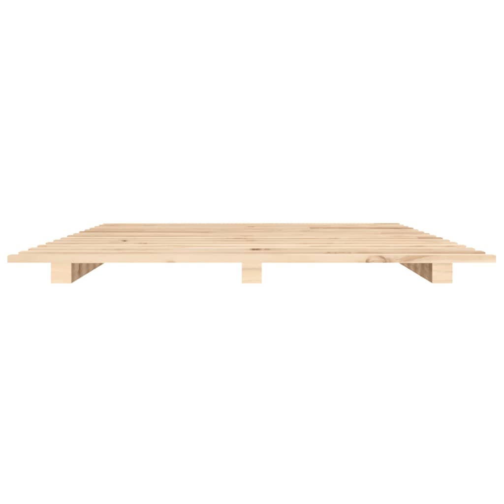 Bed Frame Without Mattress Solid Wood Pine