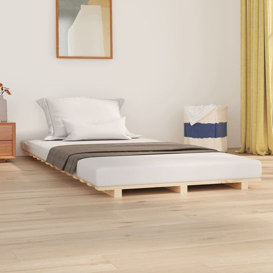 Bed Frame Without Mattress Solid Wood Pine