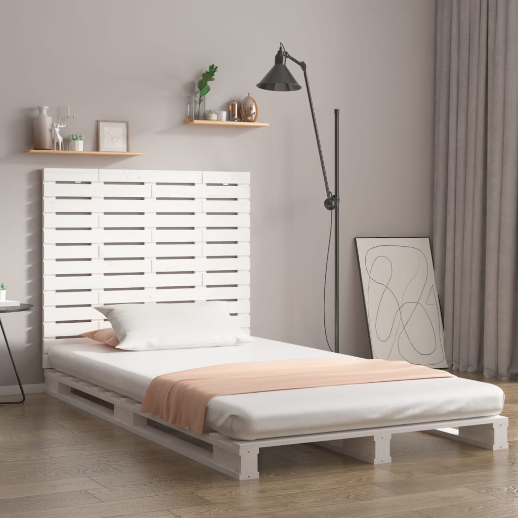 Wall Headboard 96 Cm Solid Wood Pine