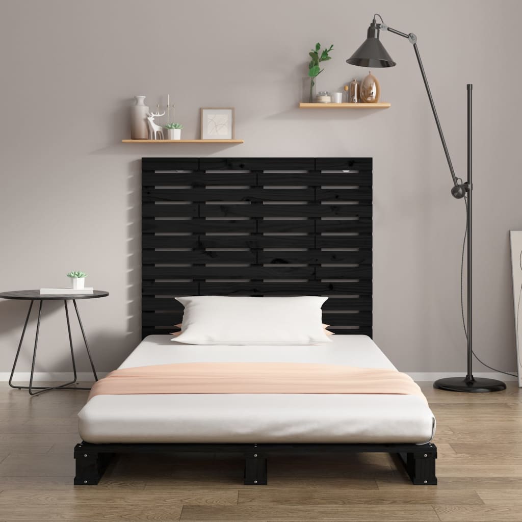 Wall Headboard 96 Cm Solid Wood Pine