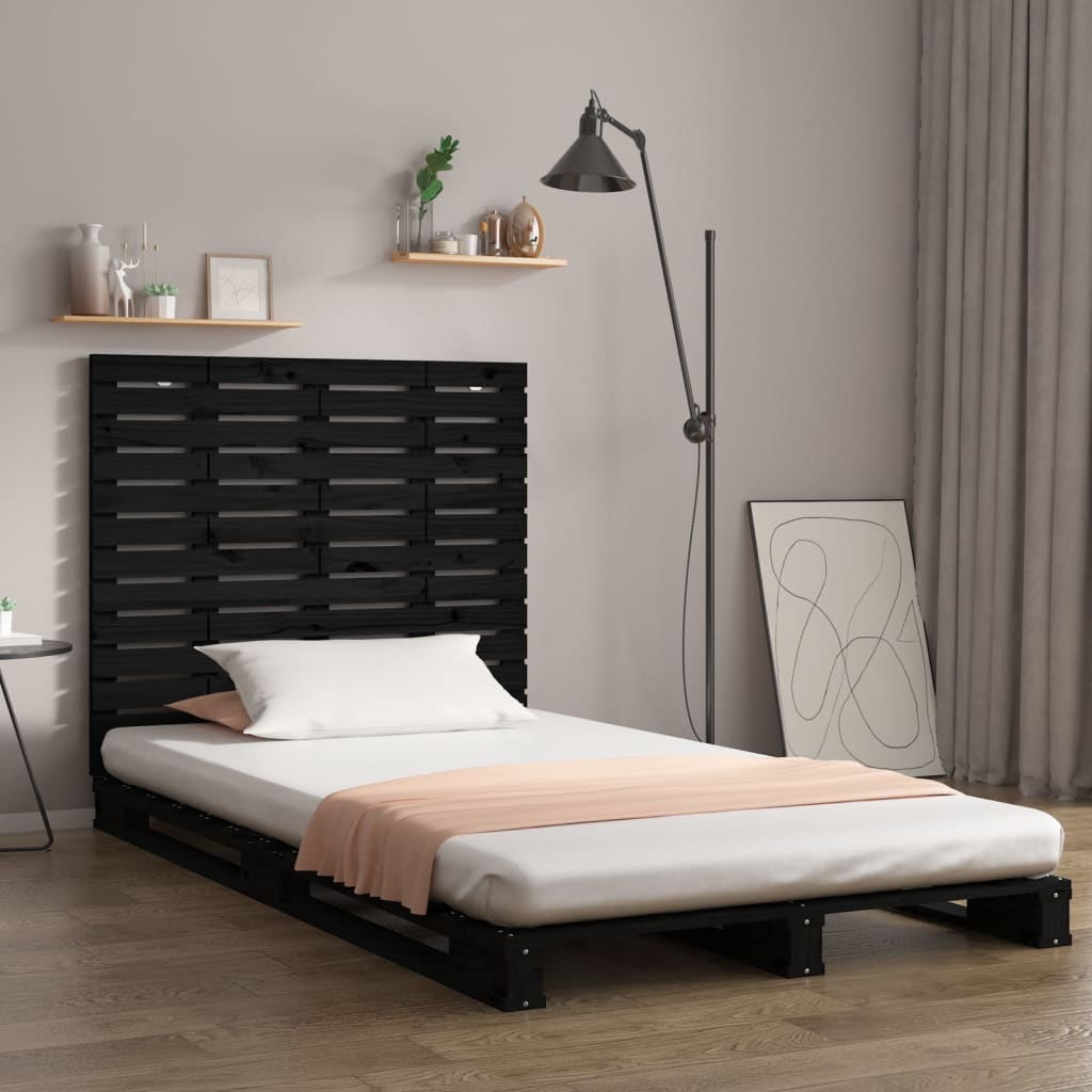 Wall Headboard 96 Cm Solid Wood Pine