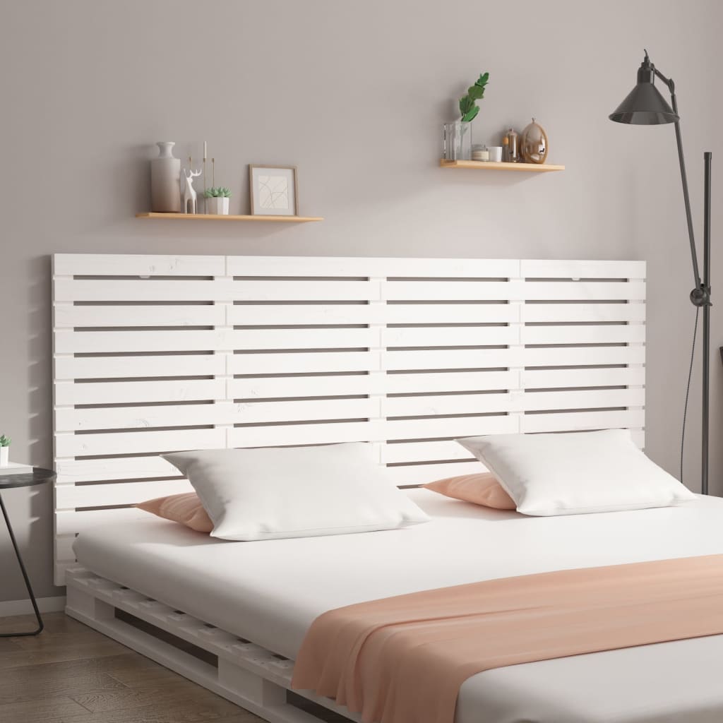 Wall Headboard 96 Cm Solid Wood Pine