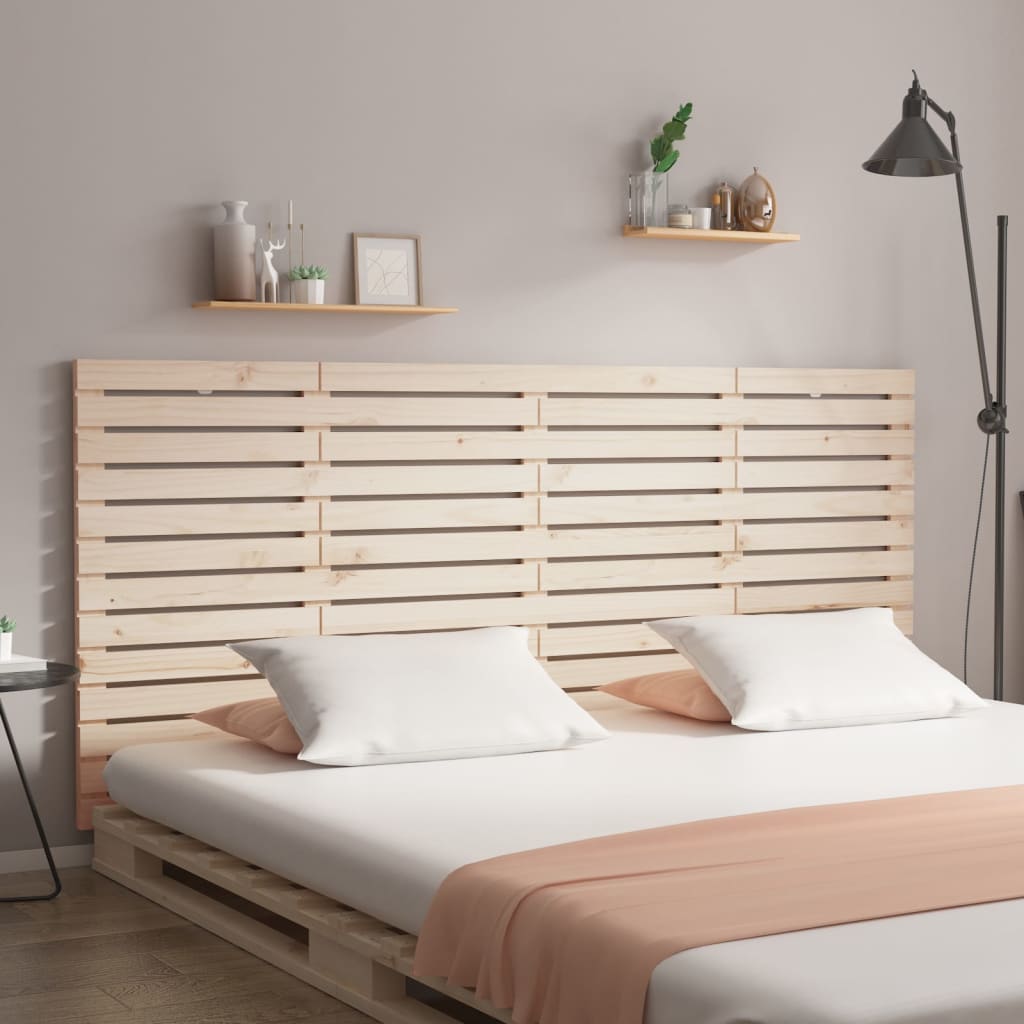 Wall Headboard 96 Cm Solid Wood Pine