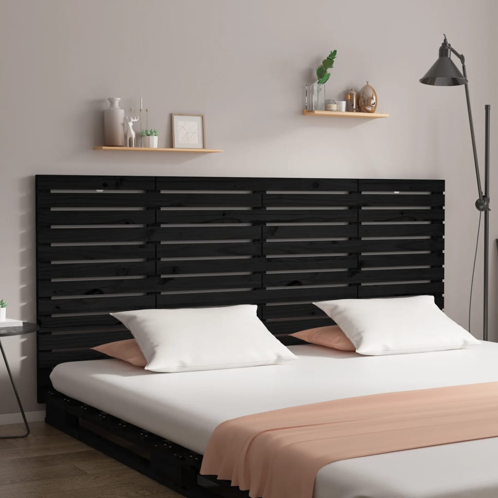 Wall Headboard 96 Cm Solid Wood Pine
