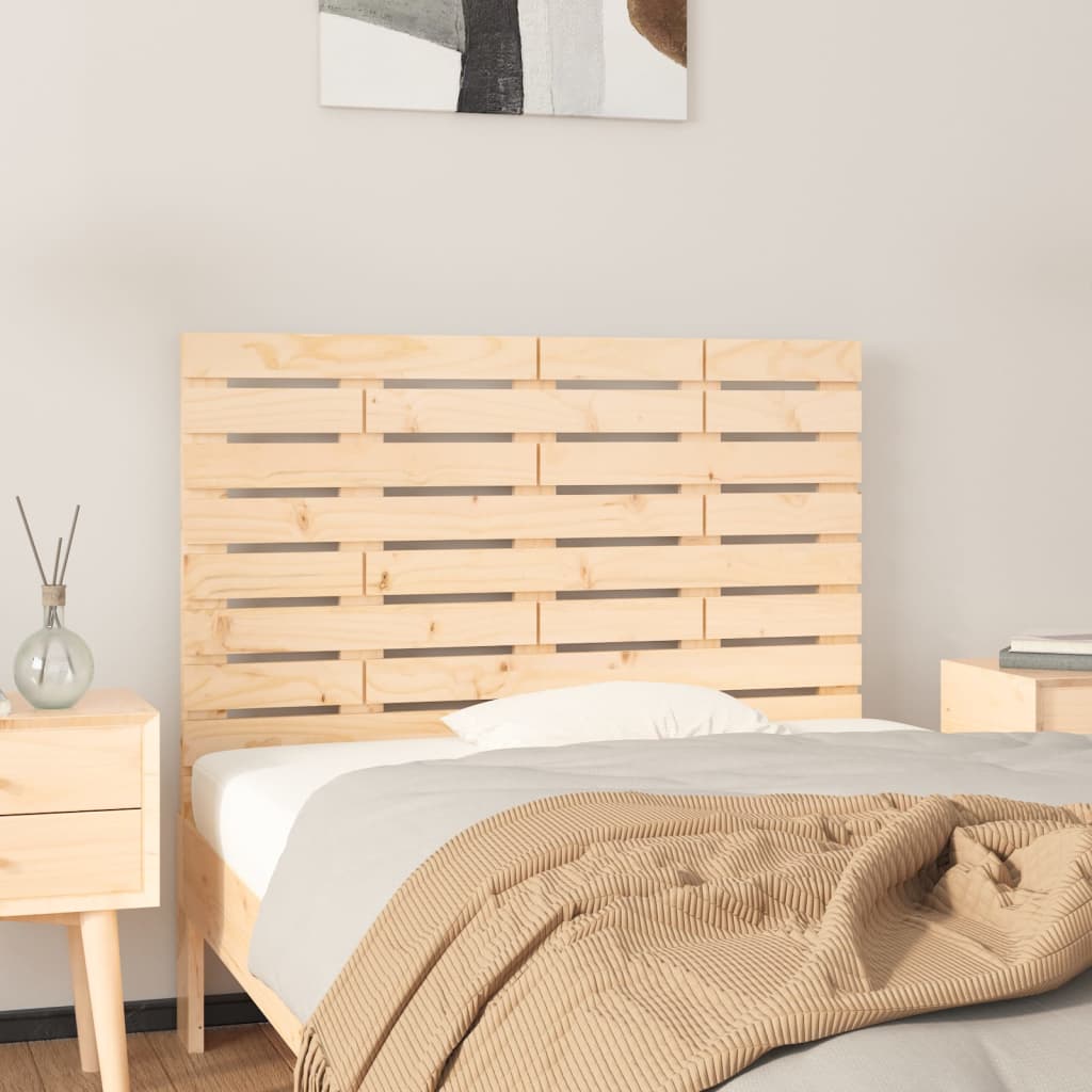 Wall Headboard 96 Cm Solid Wood Pine