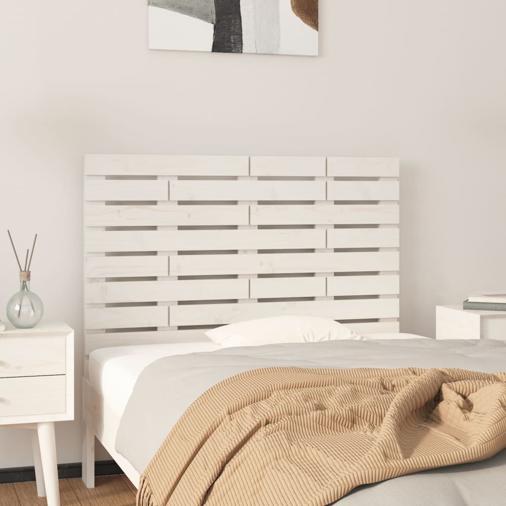 Wall Headboard 96 Cm Solid Wood Pine