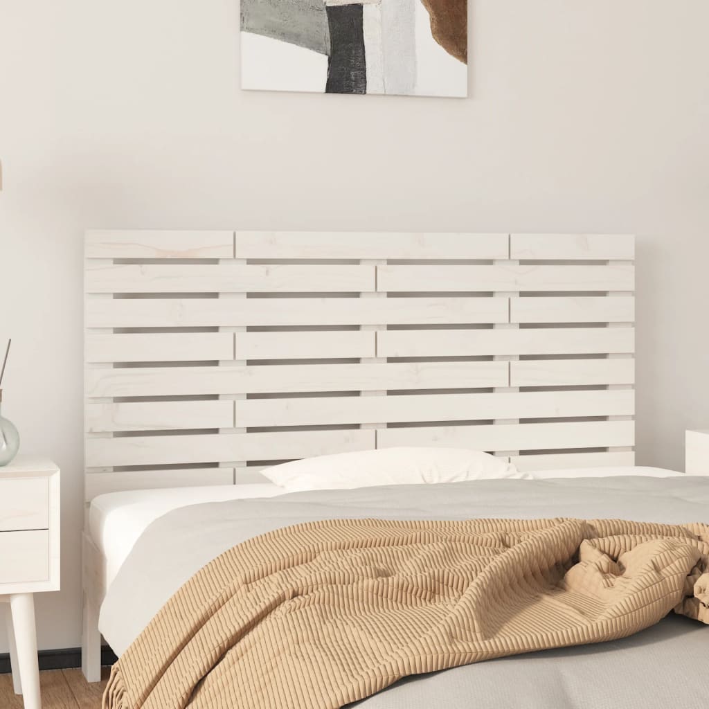 Wall Headboard 96 Cm Solid Wood Pine