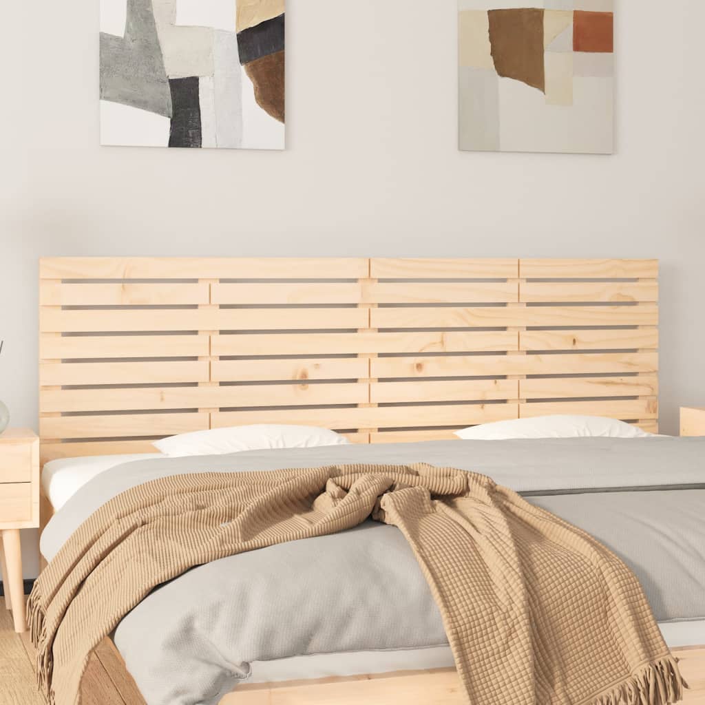 Wall Headboard 96 Cm Solid Wood Pine