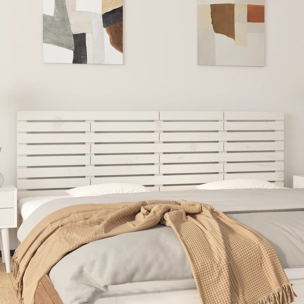 Wall Headboard 96 Cm Solid Wood Pine