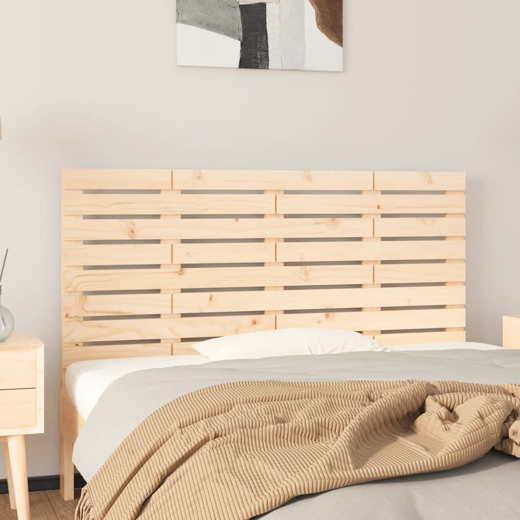 Wall Headboard 96 Cm Solid Wood Pine