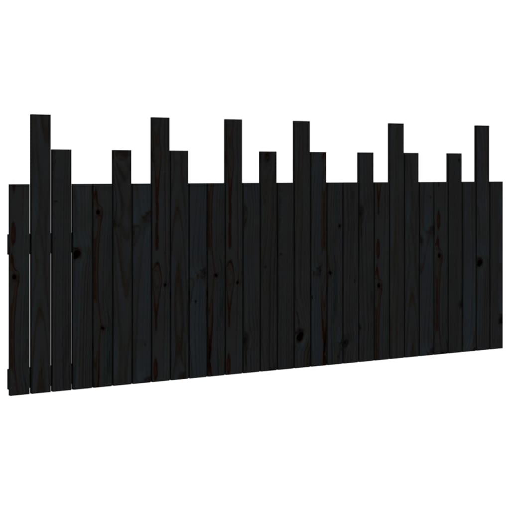 Wall Headboard 185 Cm Solid Wood Pine
