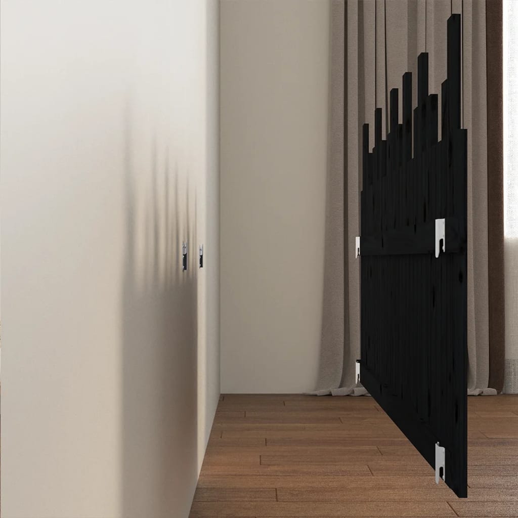 Wall Headboard 185 Cm Solid Wood Pine