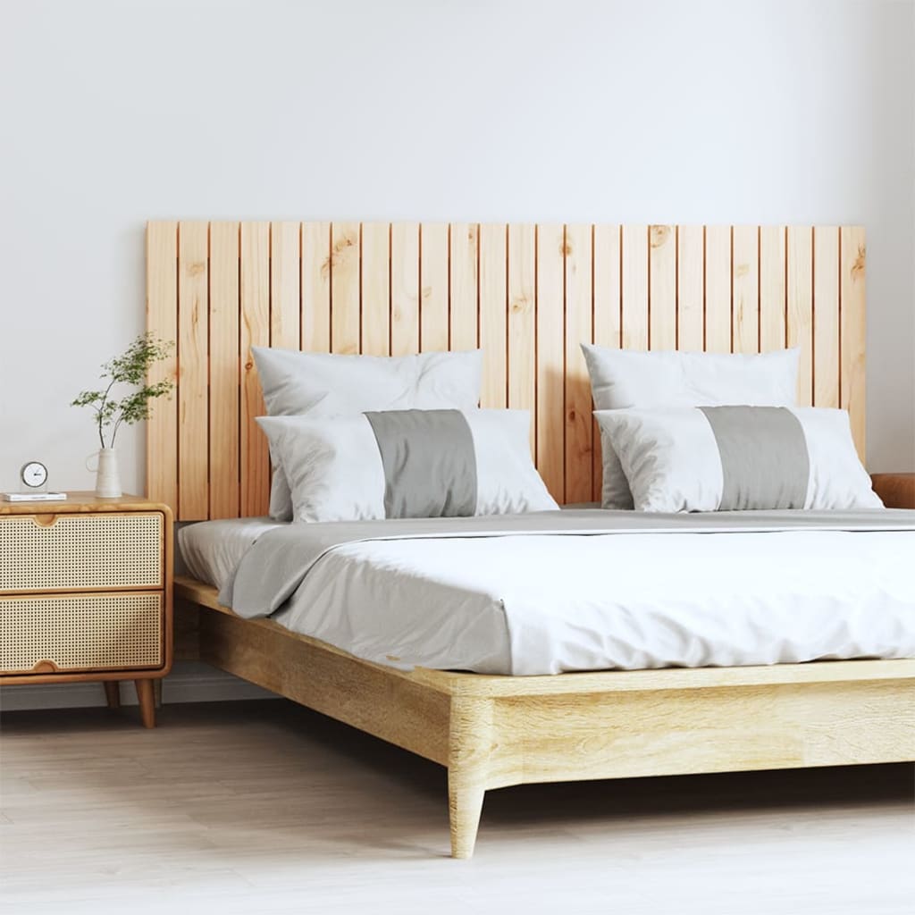 Wall Headboard 159.5 Cm Solid Wood Pine