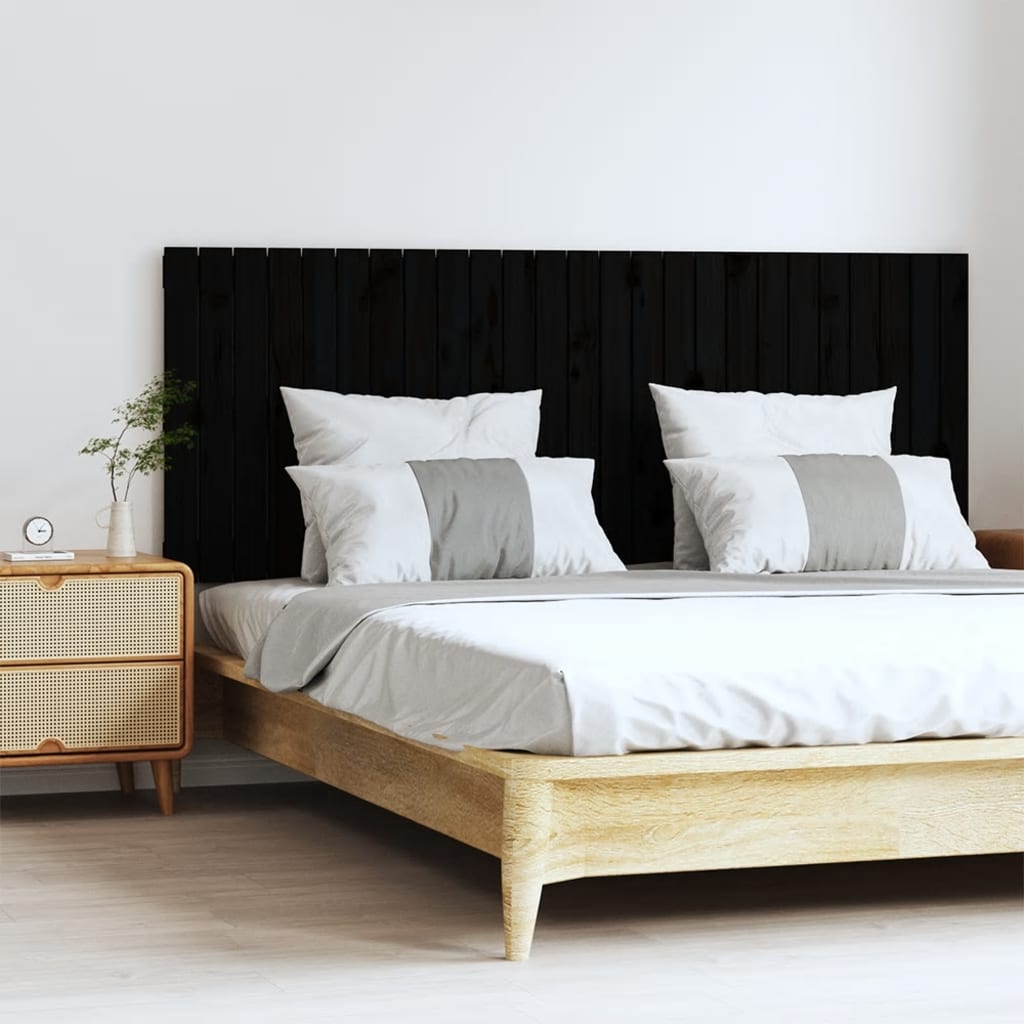 Wall Headboard 159.5 Cm Solid Wood Pine