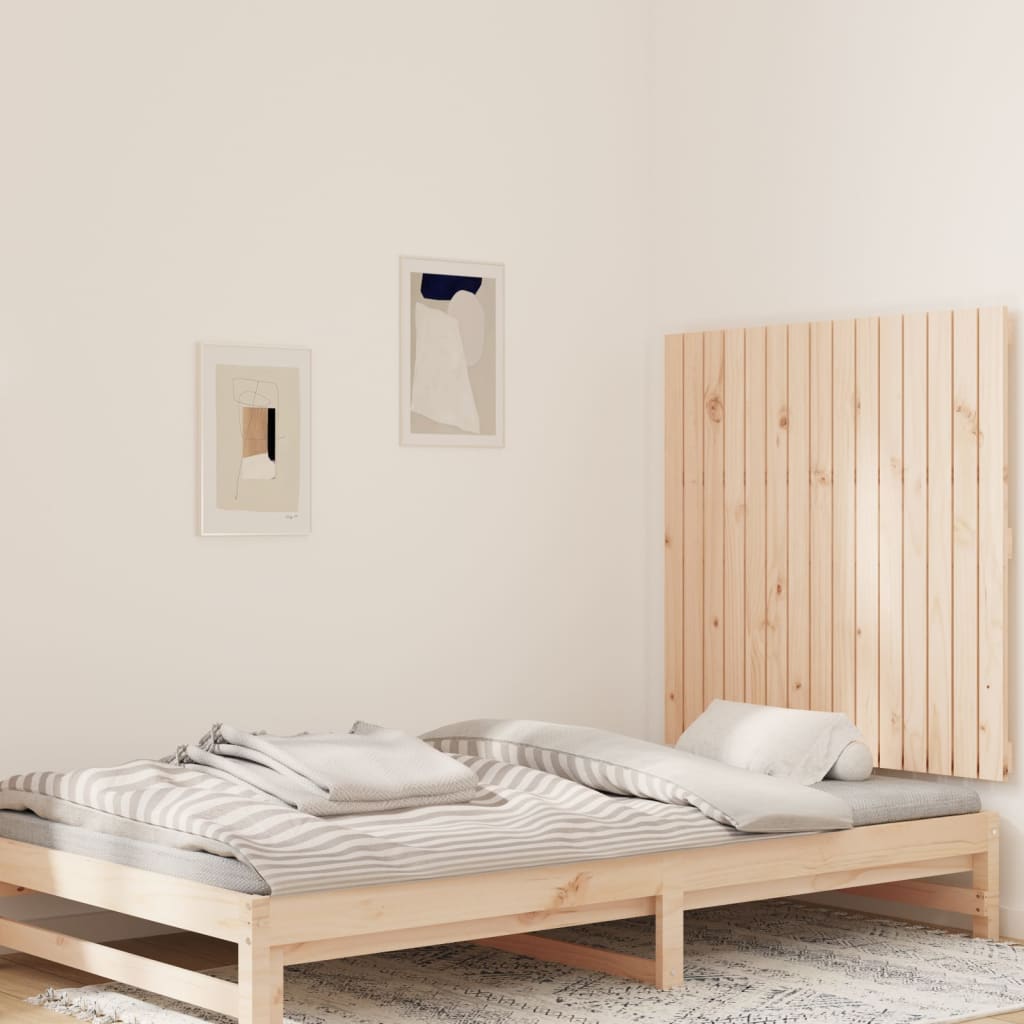 Wall Headboard 159.5 Cm Solid Wood Pine