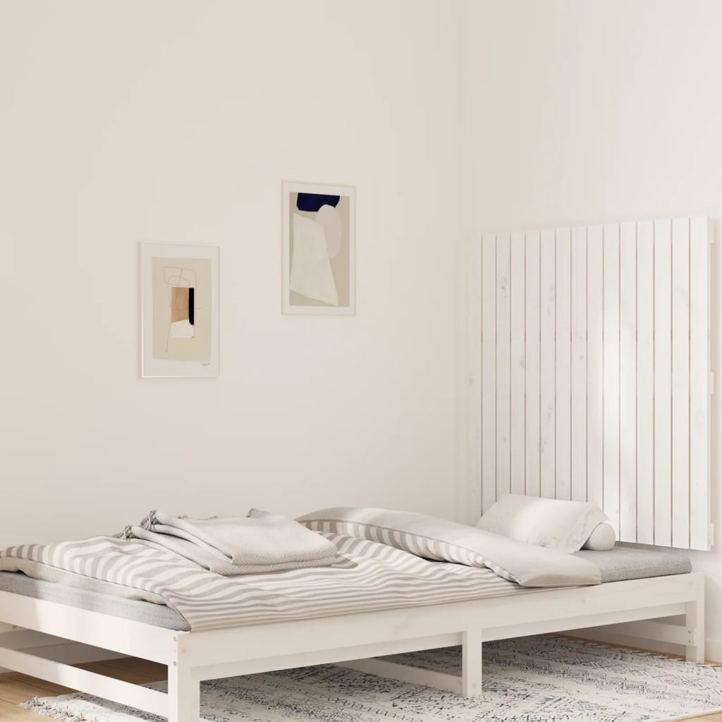 Wall Headboard 159.5 Cm Solid Wood Pine
