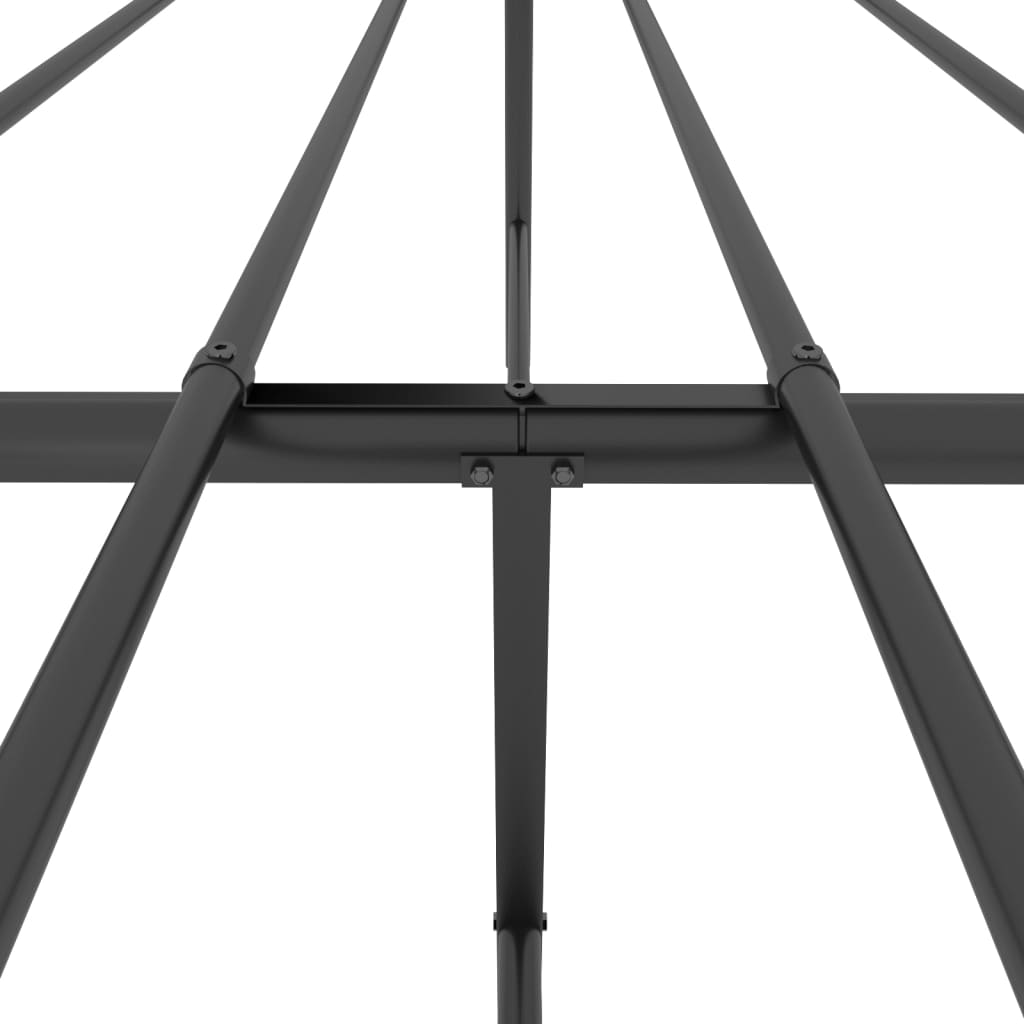 Metal Bed Frame Without Mattress With Footboard 183X203 Cm King