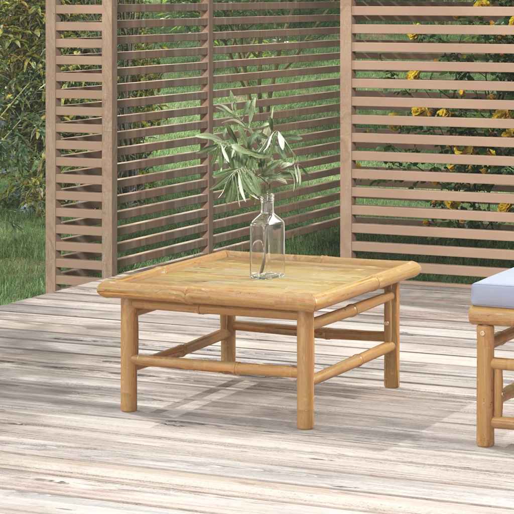 Garden Sofa With Cushions Bamboo