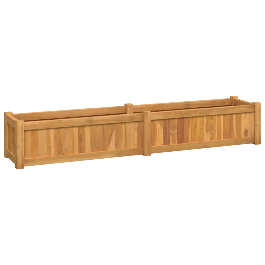 Raised Bed Solid Wood Teak