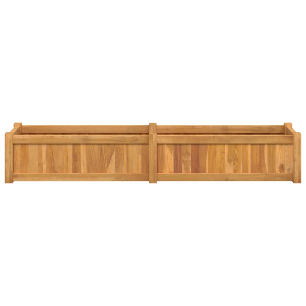 Raised Bed Solid Wood Teak