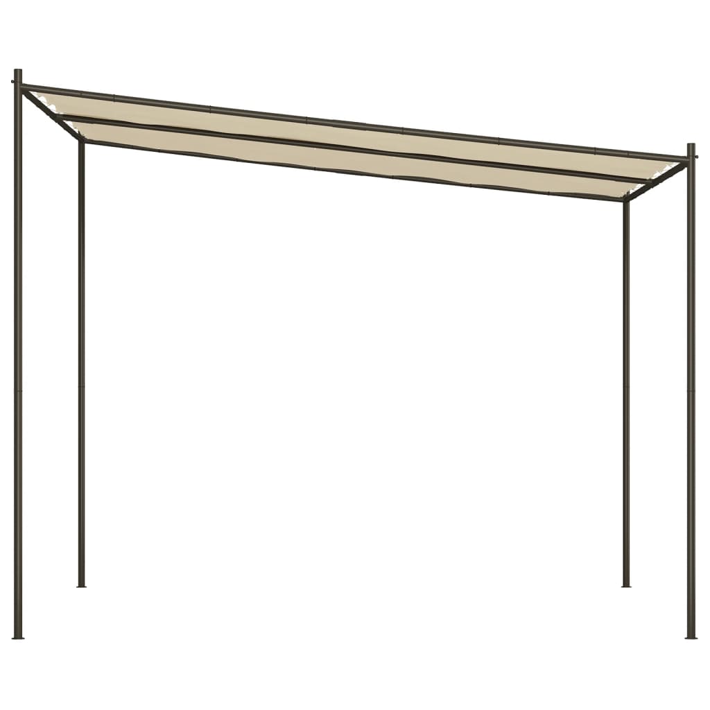 Gazebo Beige 3X3 M 180 G/M² Fabric And Steel