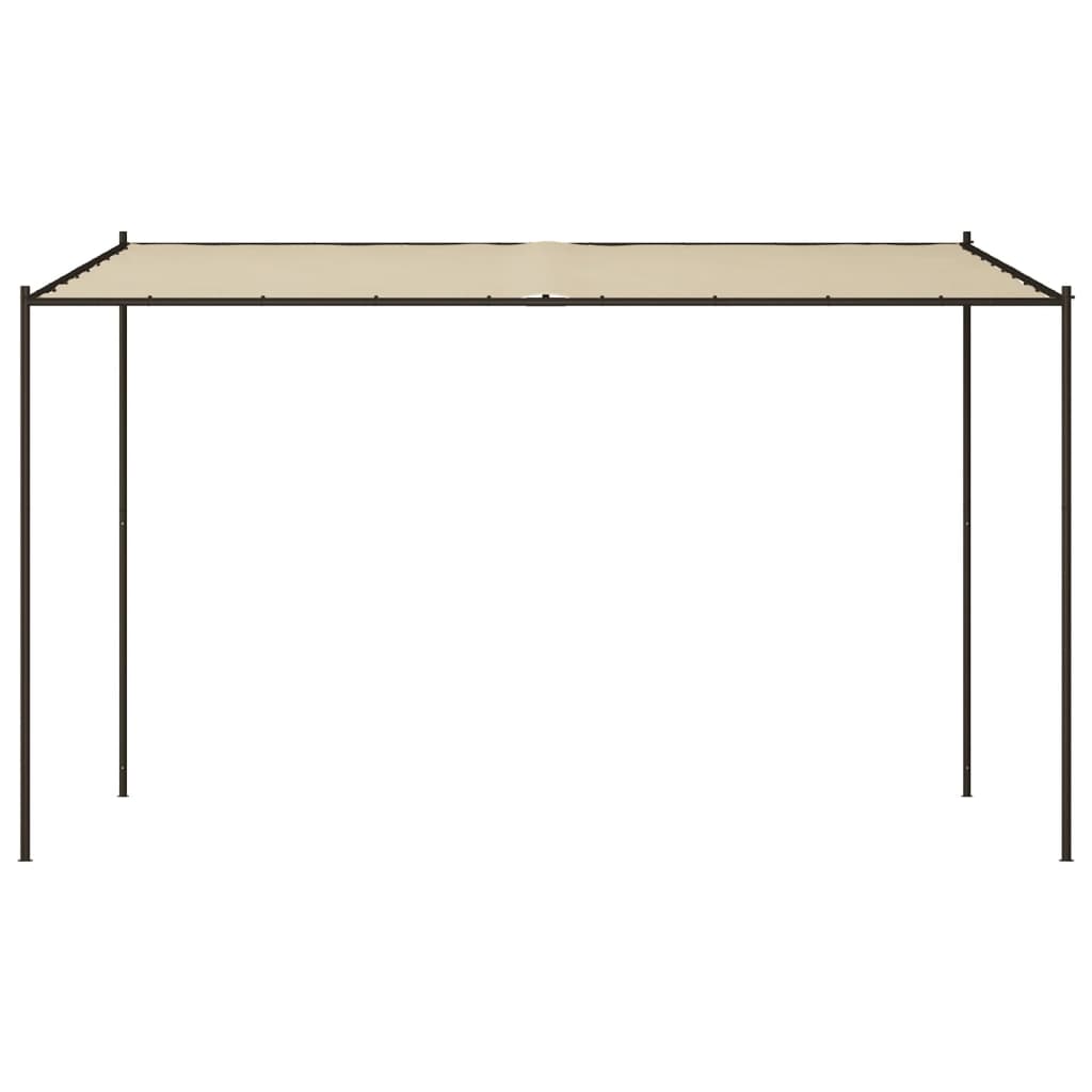 Gazebo Beige 4X4 M 180 G/M² Fabric And Steel