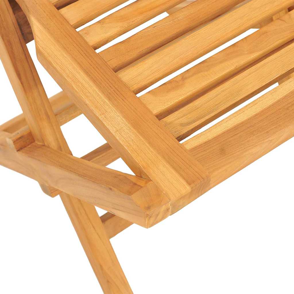 Folding Garden Chairs 2 Pcs 47X63X90 Cm Solid Wood Teak