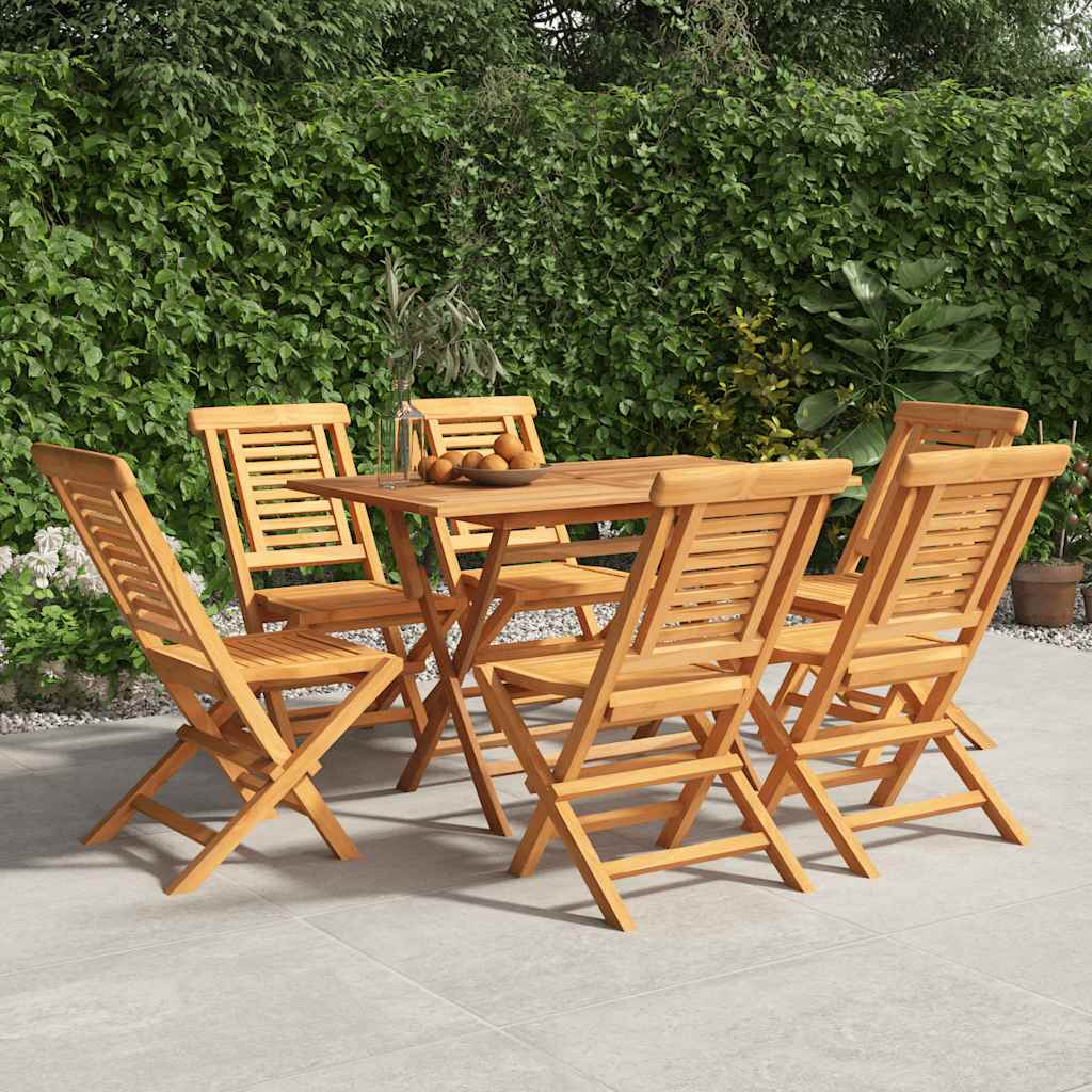 Folding Garden Chairs 2 Pcs 47X63X90 Cm Solid Wood Teak