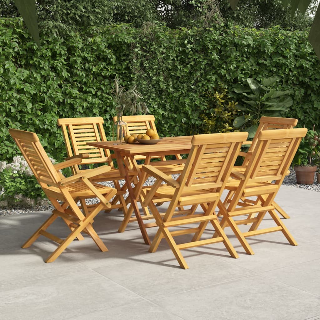 Folding Garden Chairs 2 Pcs 47X63X90 Cm Solid Wood Teak