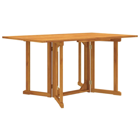 Folding Butterfly Garden Table Solid Wood Teak