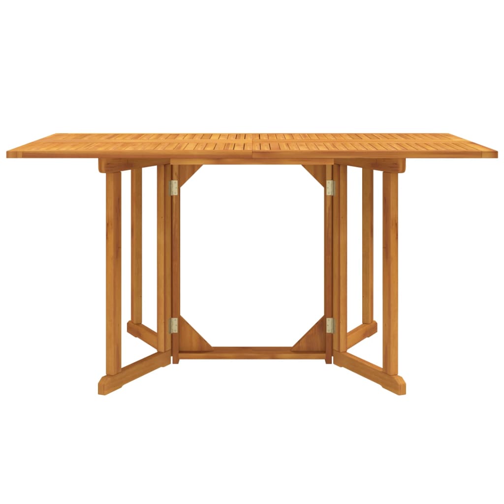 Folding Butterfly Garden Table Solid Wood Teak