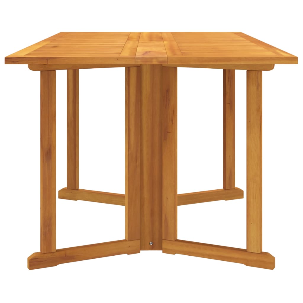 Folding Butterfly Garden Table Solid Wood Teak