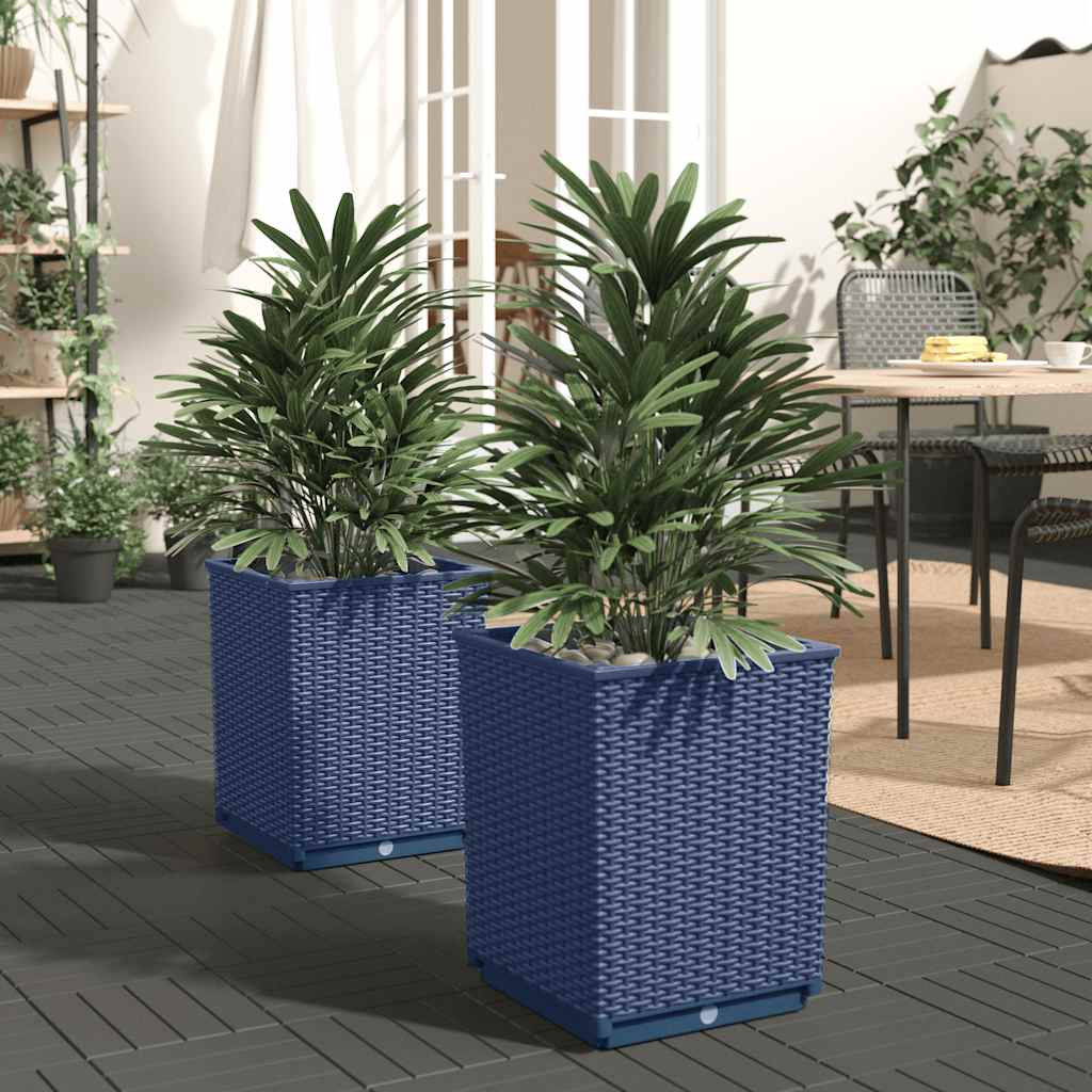 Planters 4 Pcs 30X30X37 Cm Polypropylene