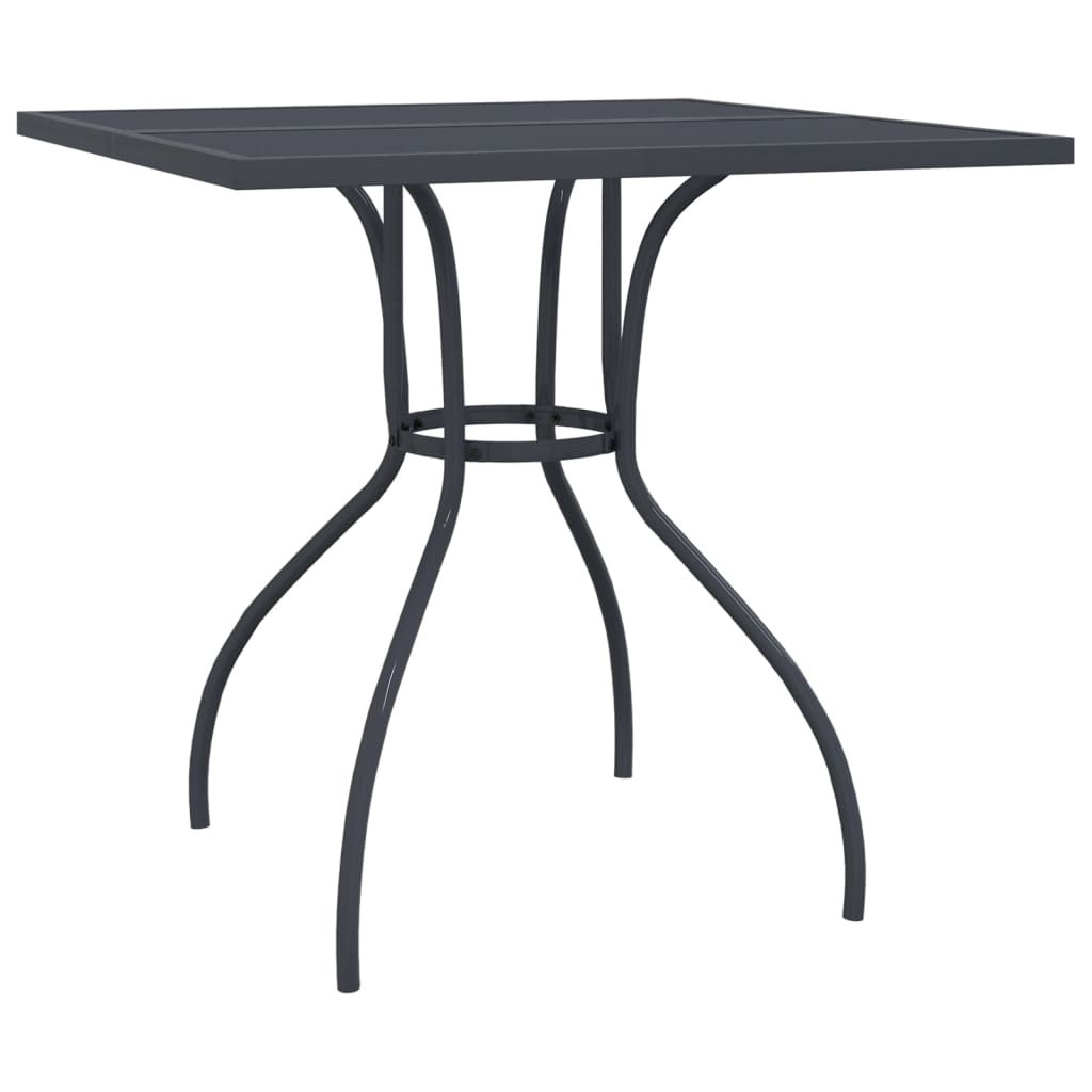Garden Table Anthracite Steel Mesh