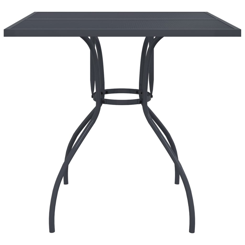 Garden Table Anthracite Steel Mesh