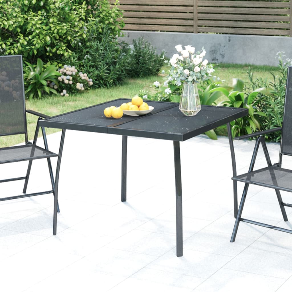 Garden Table Anthracite Steel Mesh