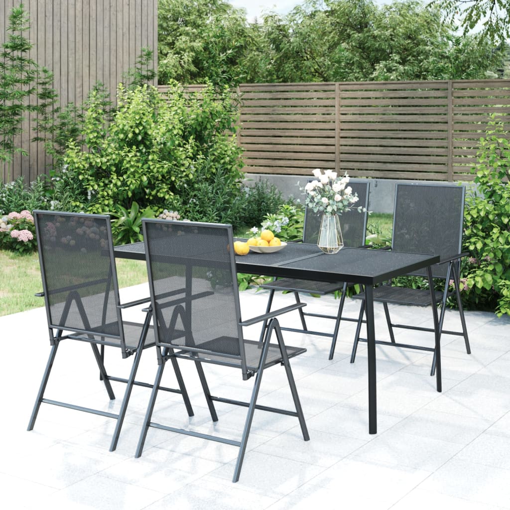 Garden Table Anthracite Steel Mesh