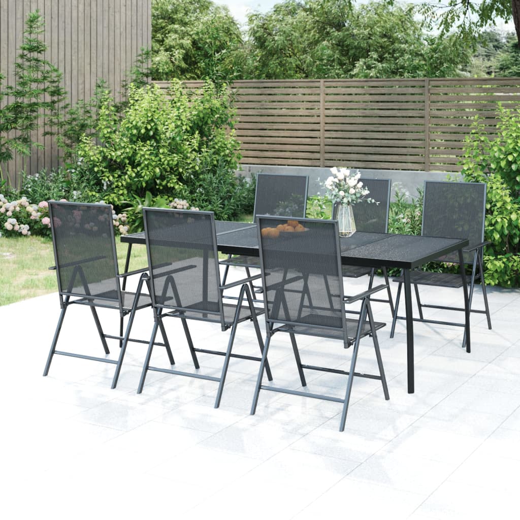 Garden Table Anthracite Steel Mesh