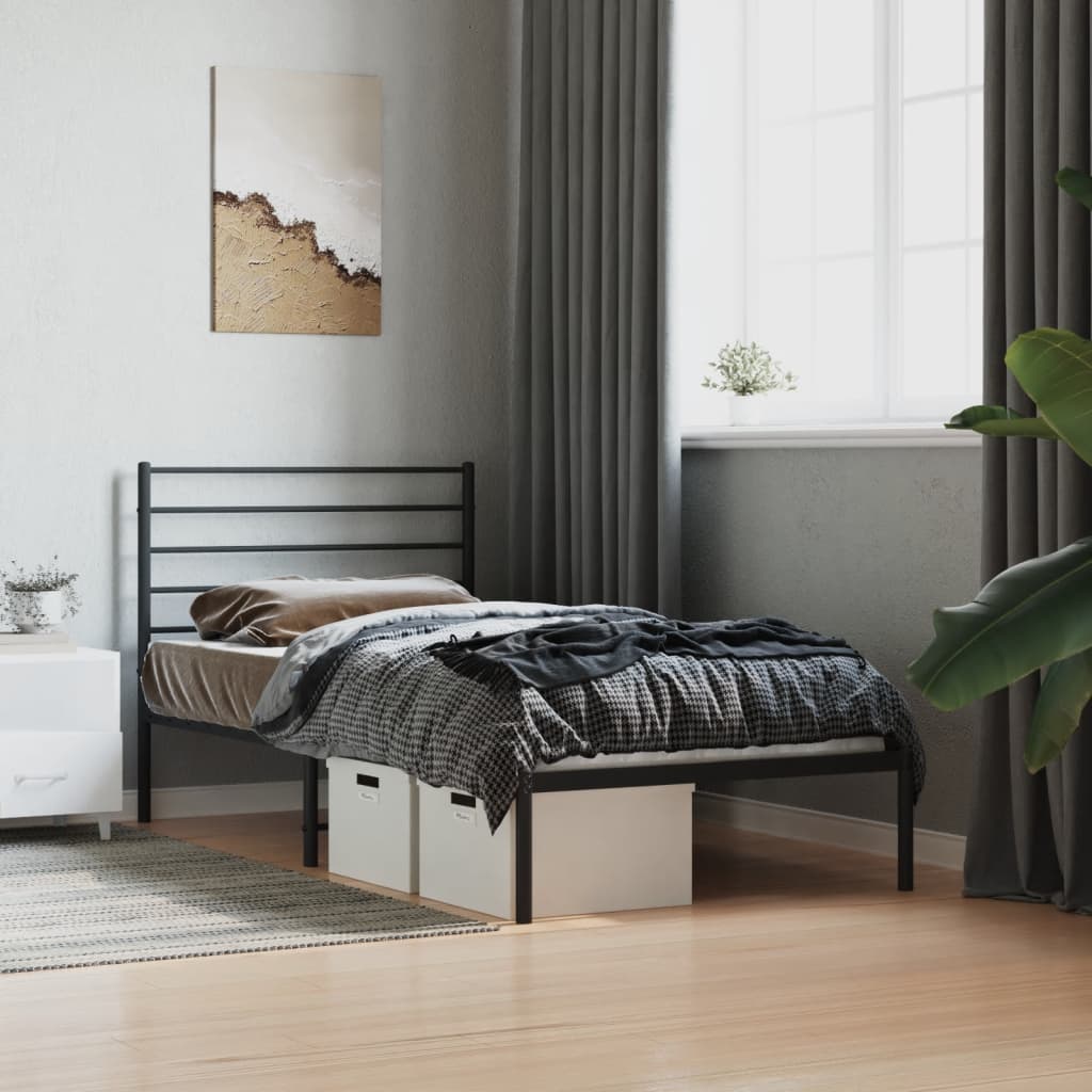 Metal Bed Frame Without Mattress