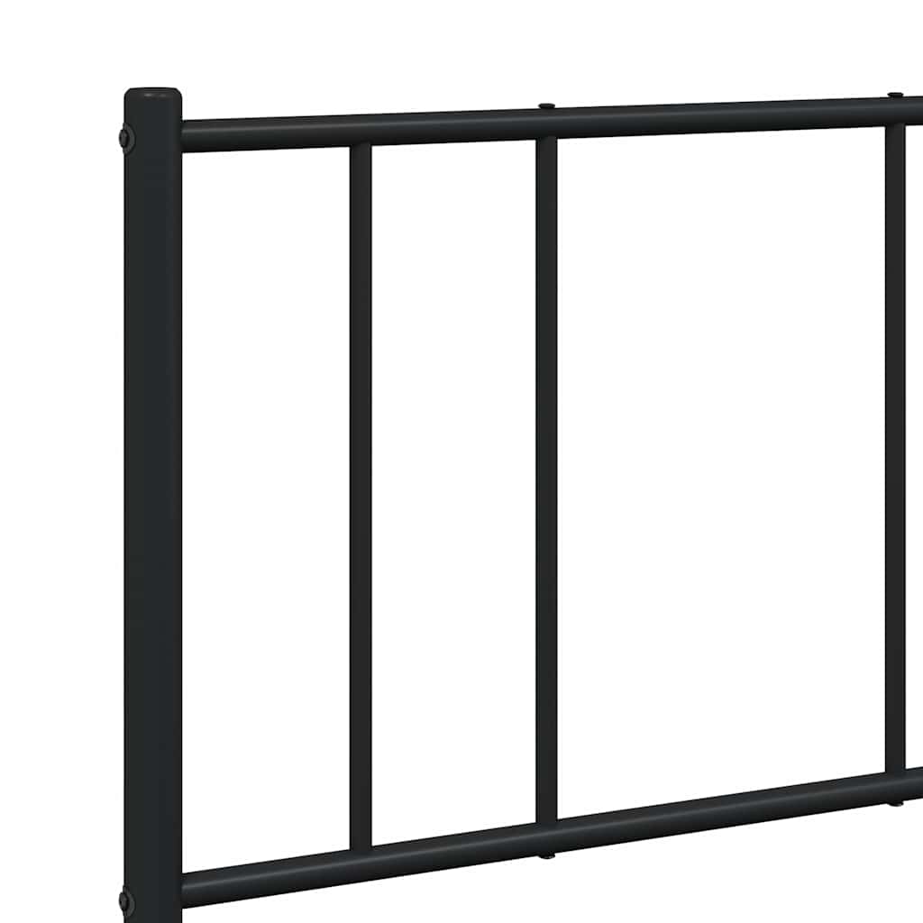 Metal Bed Frame Without Mattress With Footboard