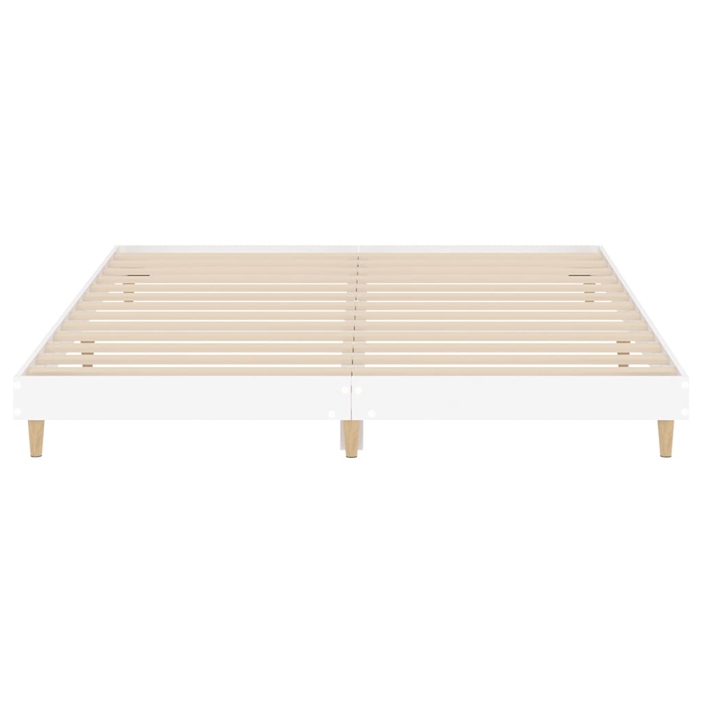 Bed Frame Without Mattress 183X203 Cm King Engineered Wood