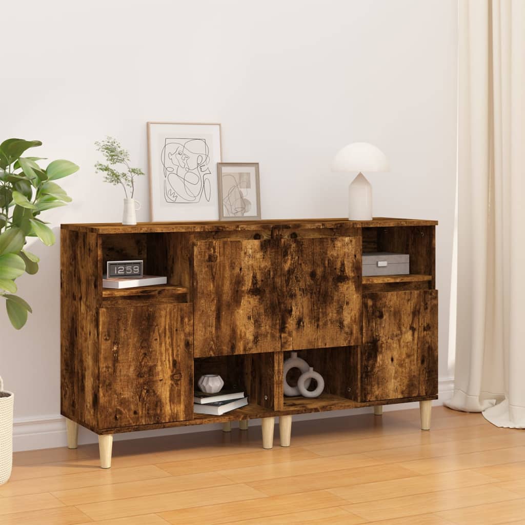Sideboards 3 Pcs 60X35X70 Cm Engineered Wood