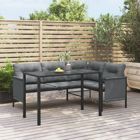 Garden Dining Anthracite 110X54X70 Cm Steel