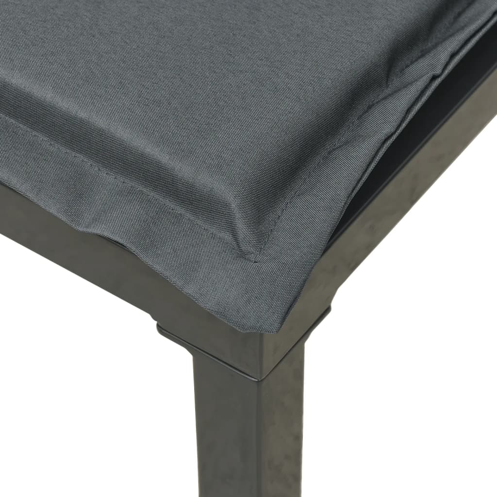 7 Piece Garden Lounge Set Black And Grey Poly Rattan