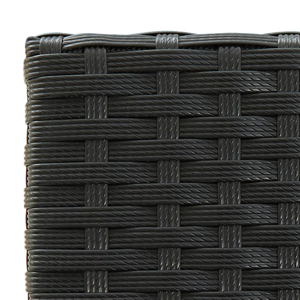 7 Piece Garden Bar Set Poly Rattan