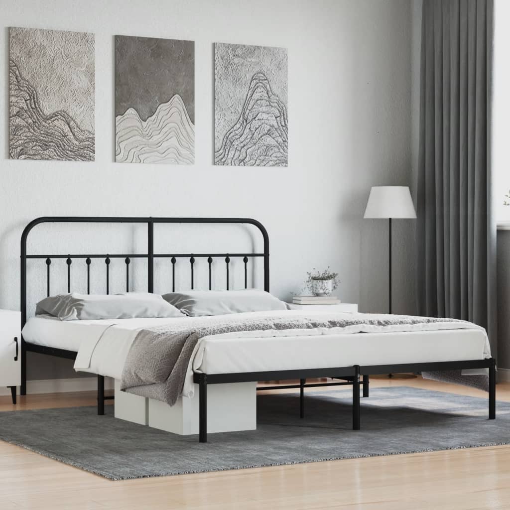 Metal Bed Frame Without Mattress